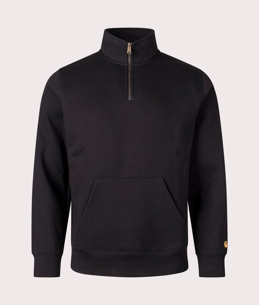 Carhartt WIP Mens Quarter Zip Chase Sweatshirt